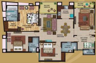 Amazing V3 Residency (3BHK+3T (2,040 sq ft) + Servant Room 2040 sq ft) Amazing V3 Residency (3BHK+3T (2,040 sq ft) + Servant Room 2040 sq ft)