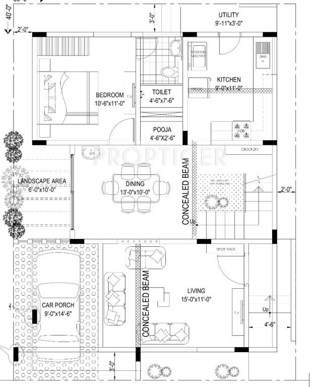 Celebrity Natures Habitat (3BHK+3T (1,881 sq ft) + Pooja Room 1881 sq ft)