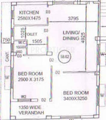 Dasgupta Complex (2BHK+1T (869 sq ft) 869 sq ft) Dasgupta Complex (2BHK+1T (869 sq ft) 869 sq ft)