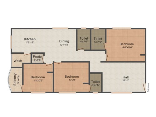 PN Aabharana (3BHK+3T (1,531 sq ft) 1531 sq ft) PN Aabharana (3BHK+3T (1,531 sq ft) 1531 sq ft)