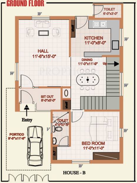 Mitha Twins Floor Plan (2BHK+2T (1,390 sq ft) 1390 sq ft)