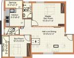 Floor Plan (2BHK+2T (897 sq ft) 897 sq ft) Mitha Maanasa Floor Plan (2BHK+2T (897 sq ft) 897 sq ft)