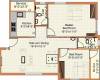 Mitha Maanasa Floor Plan (2BHK+2T (914 sq ft) 914 sq ft)