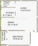 Cosmic Enclave (1BHK+1T (423 sq ft) 423 sq ft) Cosmic Enclave (1BHK+1T (423 sq ft) 423 sq ft)