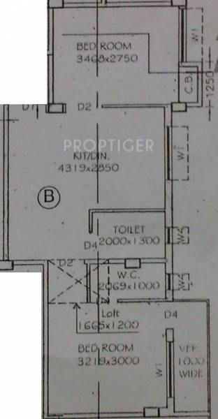 RS Chirag (2BHK+1T (800 sq ft) 800 sq ft)