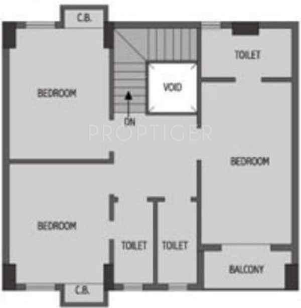  identity Floor Plan Upper Level Duplex Plan