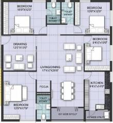Namitha Everest (4BHK+3T (2,306 sq ft) 2306 sq ft) Namitha Everest (4BHK+3T (2,306 sq ft) 2306 sq ft)