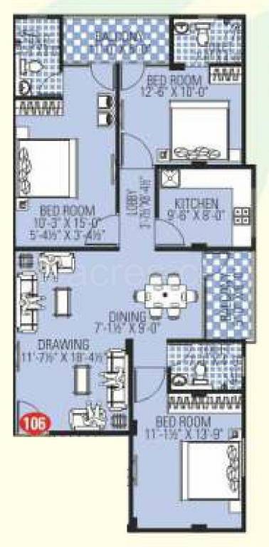 Floor Plan naman residency phase ii Floor Plan Floor Plan