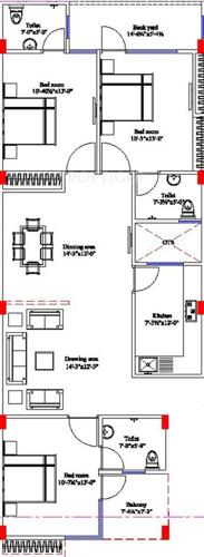 Vinayak Vinayak Apartments (3BHK+3T (1,500 sq ft) 1500 sq ft)