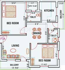 GP Cherry Blossom (2BHK+2T (862 sq ft) 862 sq ft) GP Cherry Blossom (2BHK+2T (862 sq ft) 862 sq ft)