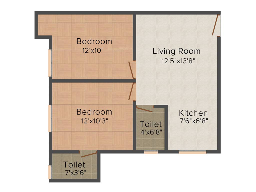 Vibrant Aadinath Residency (2BHK+2T (810 sq ft) 810 sq ft) Vibrant Aadinath Residency (2BHK+2T (810 sq ft) 810 sq ft)