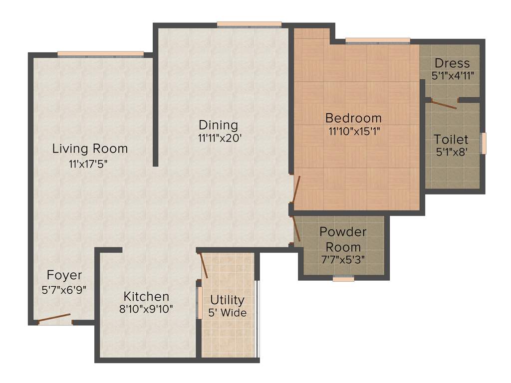 Soul Arista (3BHK+3T (2,432 sq ft) 2432 sq ft)
