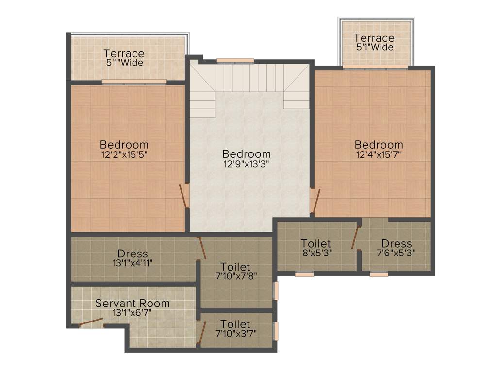 Soul Arista (3BHK+3T (2,473 sq ft) 2473 sq ft)