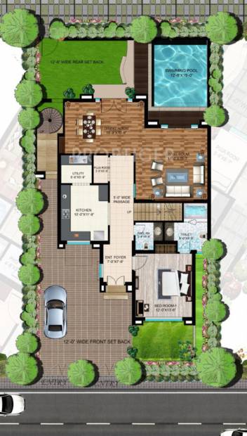 Shalimar Paradise (3BHK+4T (3,112 sq ft) + Servant Room 3112 sq ft)