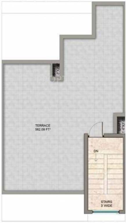 The Hemisphere Golf Villas (3BHK+5T (1,974 sq ft) + Pooja Room 1974 sq ft)