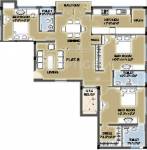 Silpi Serene Courtyard (3BHK+3T (1,700 sq ft) 1700 sq ft)