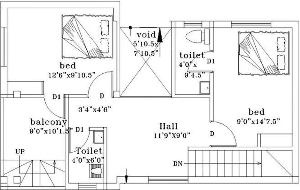Udhayam Breeze Villa (3BHK+2T (1,355 sq ft) 1355 sq ft)