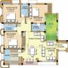Silpi Palm Spring (3BHK+3T (1,500 sq ft) 1500 sq ft)