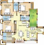 Silpi Palm Spring (3BHK+3T (1,500 sq ft) 1500 sq ft)