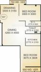 Krishti Plaza (2BHK+1T (1,150 sq ft) 1150 sq ft)