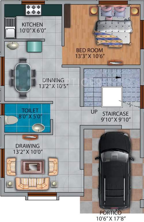 Fortune Om Awaas (3BHK+3T (1,547 sq ft) 1547 sq ft)
