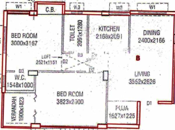 Swastik Siba Durga Residency (2BHK+1T (950 sq ft) Pooja Room 950 sq ft) Swastik Siba Durga Residency (2BHK+1T (950 sq ft) Pooja Room 950 sq ft)