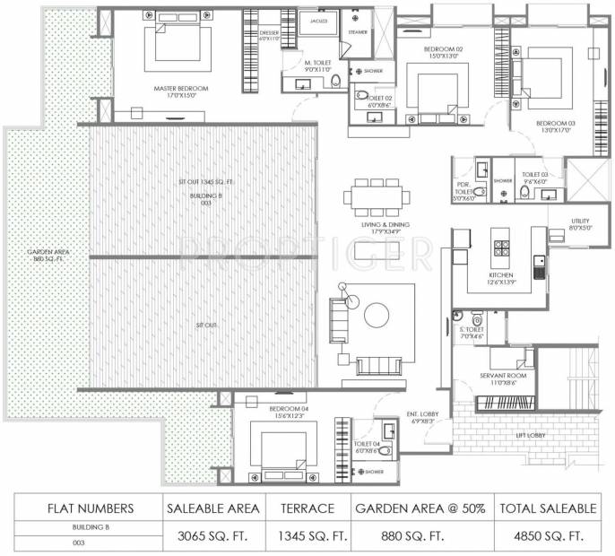 Marvel Piazza Phase 01 (4BHK+5T (4,850 sq ft)   Servant Room 4850 sq ft)