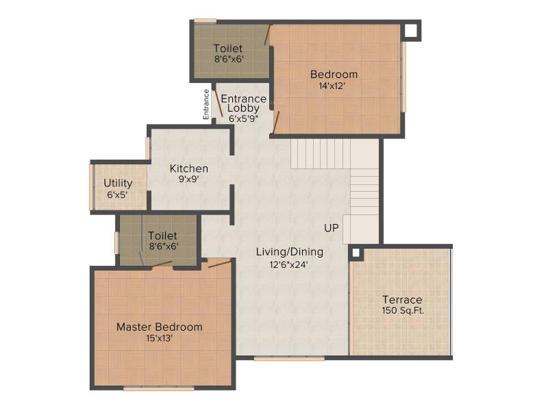 Marvel Piazza Phase 01 (2BHK+2T (2,060 sq ft) 2060 sq ft)