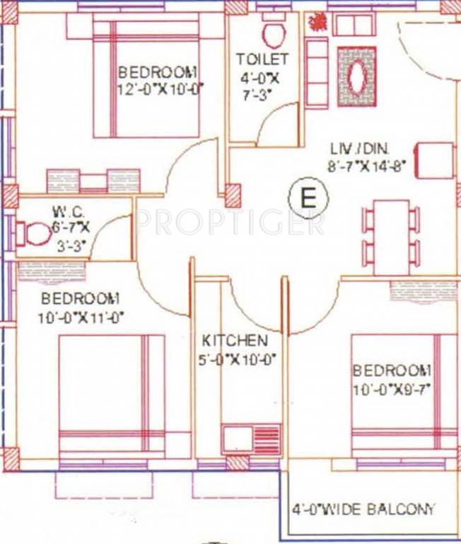 Eastern Tower (3BHK+2T (1,026 sq ft) 1026 sq ft) Eastern Tower (3BHK+2T (1,026 sq ft) 1026 sq ft)