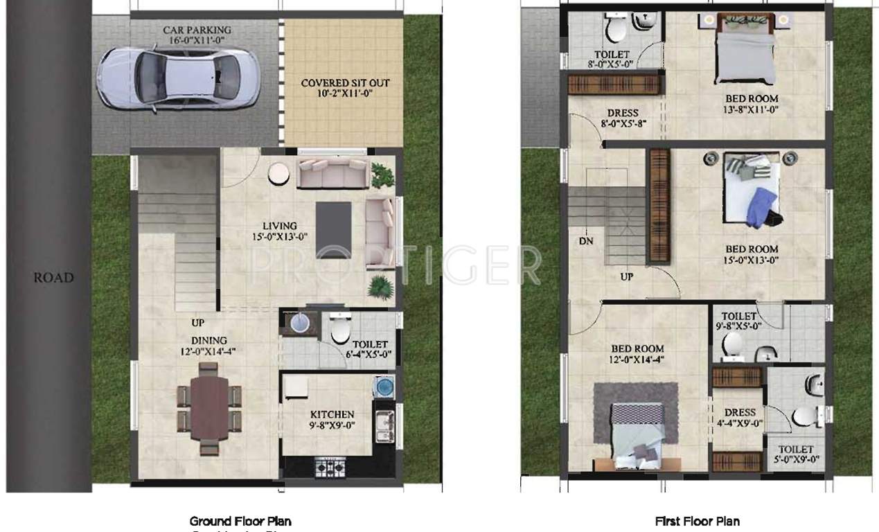 Casagrand Pavilion (3BHK+4T (1,999 sq ft) 1999 sq ft)