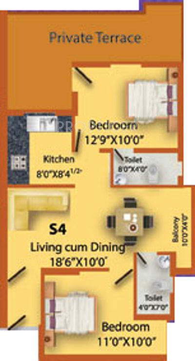 MS MM Triumph (2BHK+2T (904 sq ft) 904 sq ft) MS MM Triumph (2BHK+2T (904 sq ft) 904 sq ft)