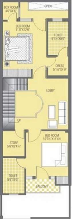 Vibrant Royale Naman Villas (3BHK+3T (2,640 sq ft) 2640 sq ft)