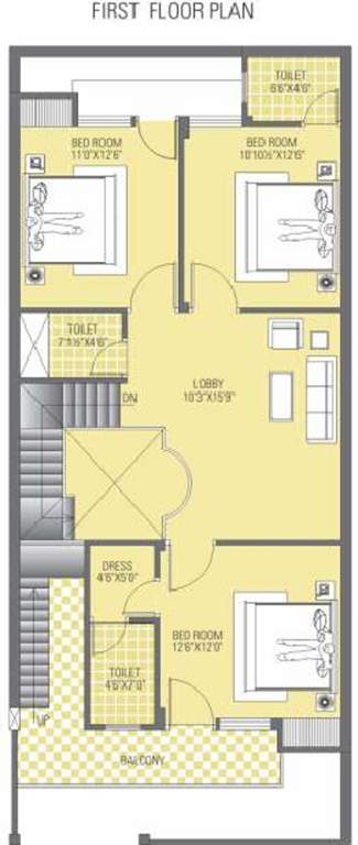 Vibrant Royale Naman Villas (5BHK+5T (3,240 sq ft) 3240 sq ft)