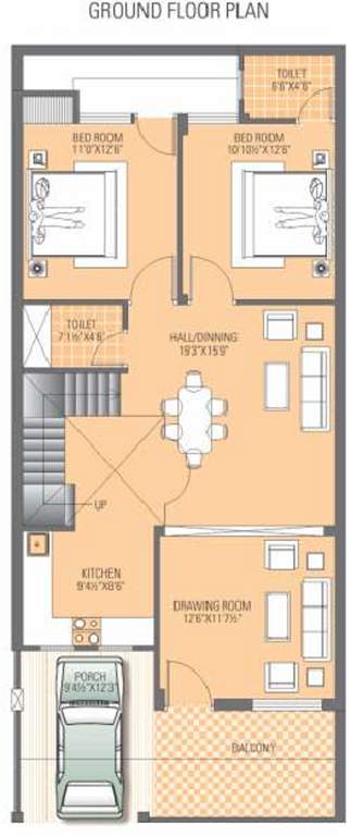 Vibrant Royale Naman Villas (5BHK+5T (3,240 sq ft) 3240 sq ft)