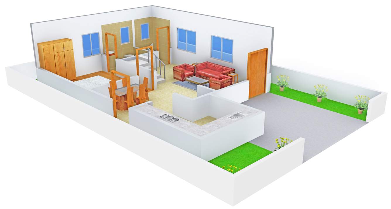 SRJ Lakshmi Elite Villas (3BHK+3T (1,640 sq ft) 1640 sq ft)