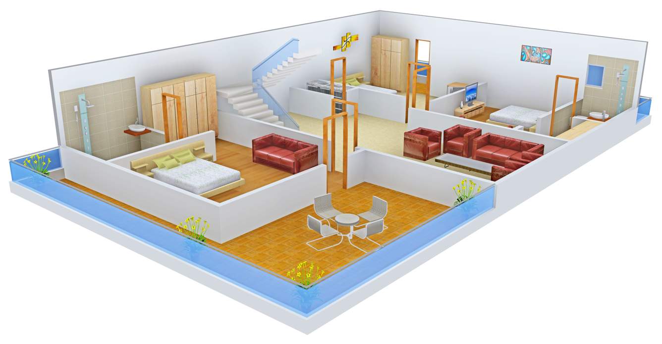 Aadhar Dew Drops Villas (3BHK+4T (2,050 sq ft) + Study Room 2050 sq ft)