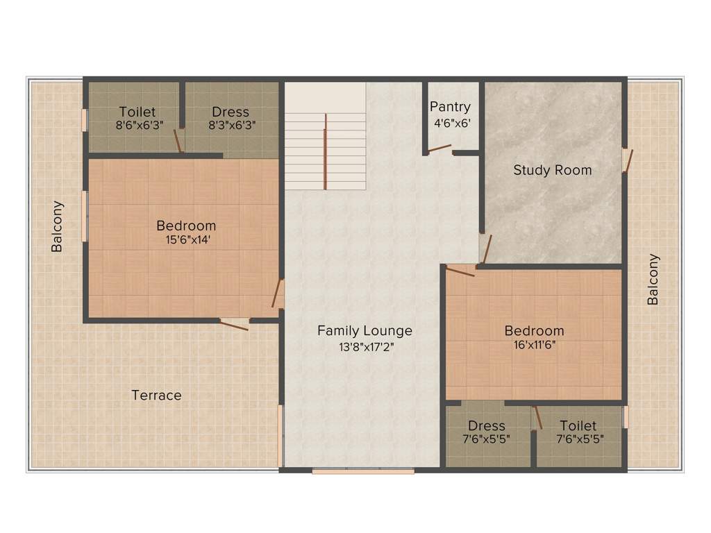 Aadhar Dew Drops Villas (3BHK+4T (2,050 sq ft) + Study Room 2050 sq ft)