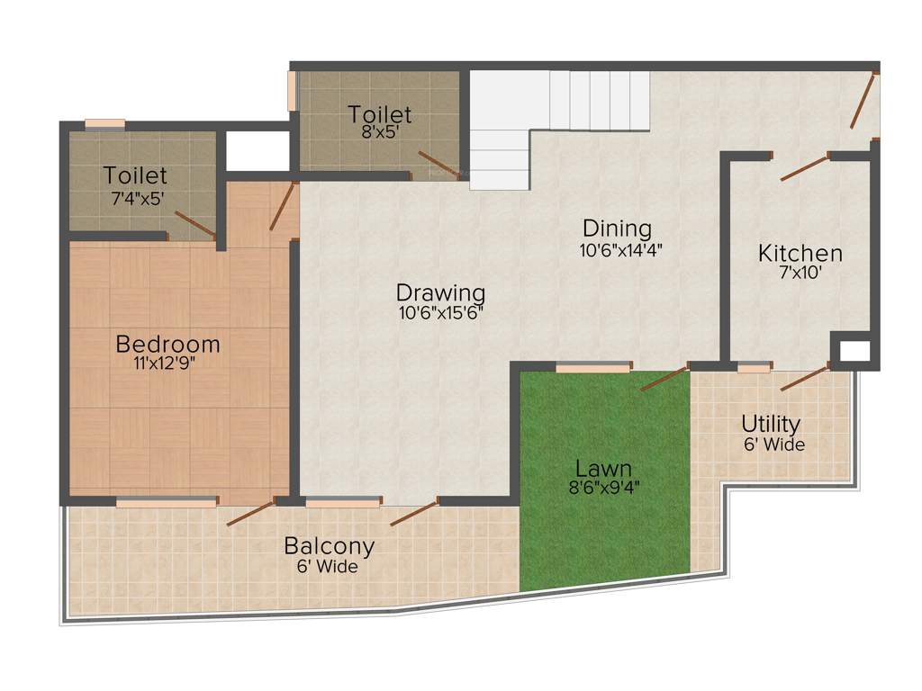 Cosmos Cascade Gardens (3BHK+4T (2,150 sq ft) 2150 sq ft)