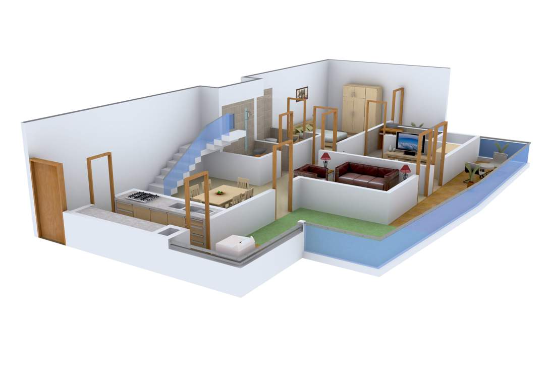 Cosmos Cascade Gardens (4BHK+5T (3,150 sq ft) 3150 sq ft)