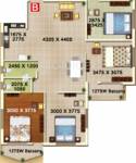 Northland Addya Shakti Enclave (3BHK+3T (1,255 sq ft) 1255 sq ft)