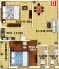 Northland Addya Shakti Enclave (2BHK+2T (848 sq ft) 848 sq ft)