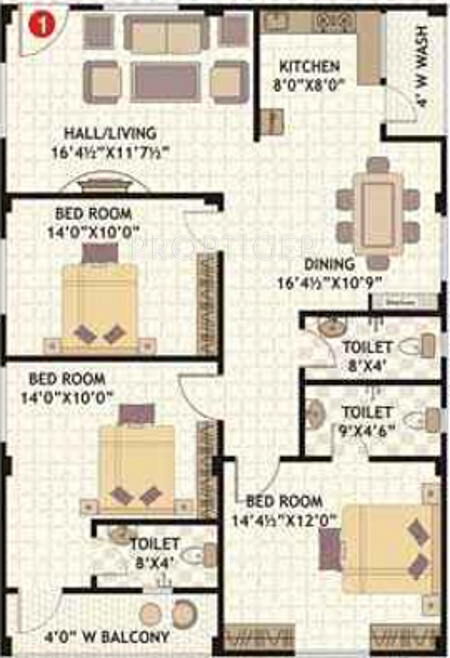 Amrutha Avenue (3BHK+3T (1,500 sq ft) 1500 sq ft) Amrutha Avenue (3BHK+3T (1,500 sq ft) 1500 sq ft)