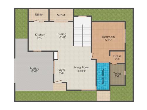 Adroit Blue Lagoon (3BHK+3T (2,535 sq ft) + Study Room 2535 sq ft) Adroit Blue Lagoon (3BHK+3T (2,535 sq ft) + Study Room 2535 sq ft)