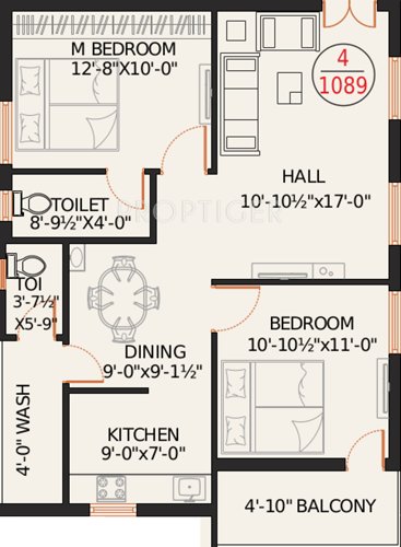 ASR Jaya ASR Abodes (2BHK+2T (1,089 sq ft) 1089 sq ft) ASR Jaya ASR Abodes (2BHK+2T (1,089 sq ft) 1089 sq ft)