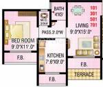 Panchala Shree Krishna Residency (1BHK+1T (630 sq ft) 630 sq ft)