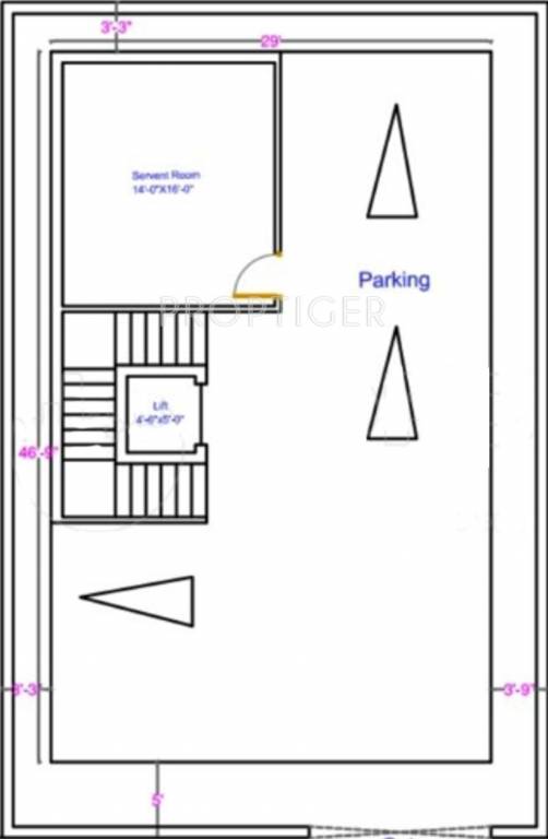 ASR Projects Pearls (3BHK+4T (3,600 sq ft) + Servant Room 3600 sq ft)