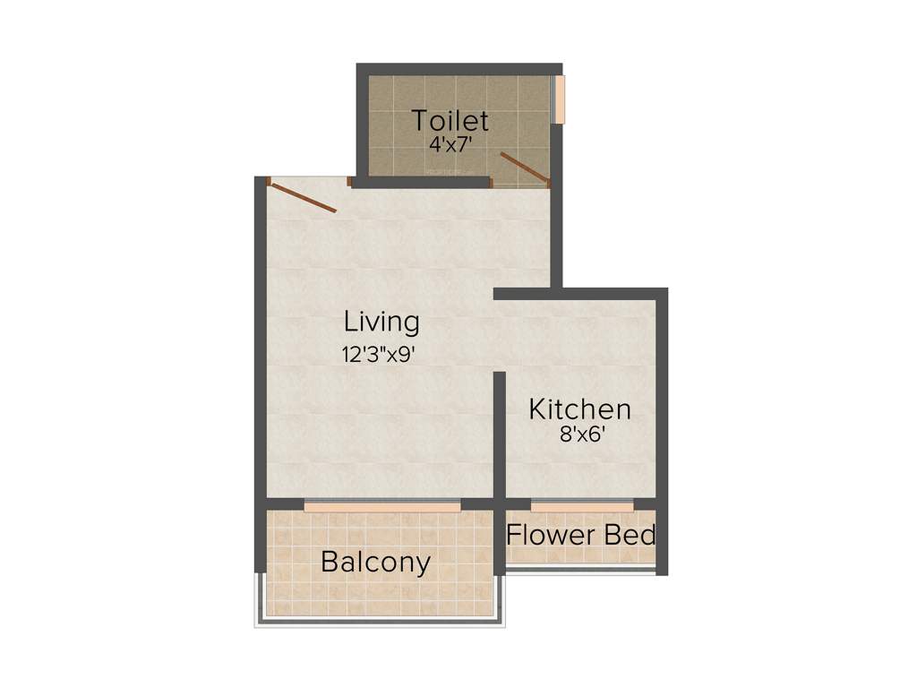 Sarang Ritvi (1BHK+1T (400 sq ft) 400 sq ft)