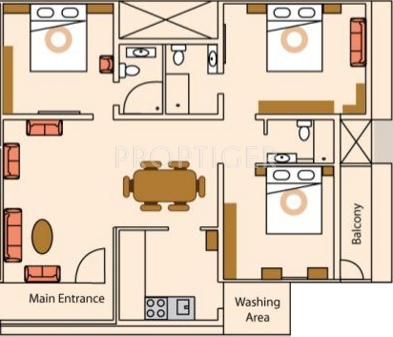 Sadoday Gyan (3BHK+3T (1,500 sq ft) 1500 sq ft)