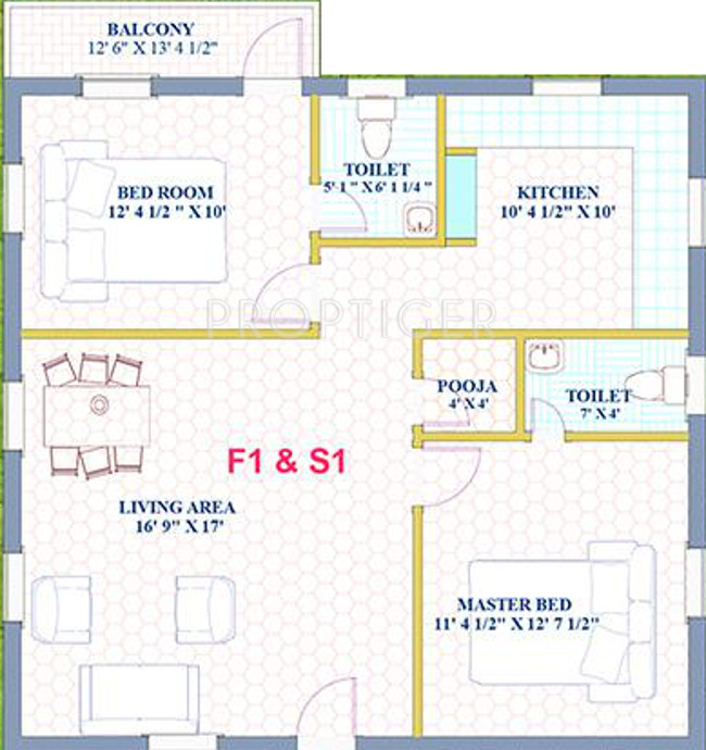 Trinity Jayas Hive (2BHK+2T (1,033 sq ft) 1033 sq ft) Trinity Jayas Hive (2BHK+2T (1,033 sq ft) 1033 sq ft)