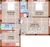 Trinity Jayas Hive (2BHK+2T (1,065 sq ft) 1065 sq ft)